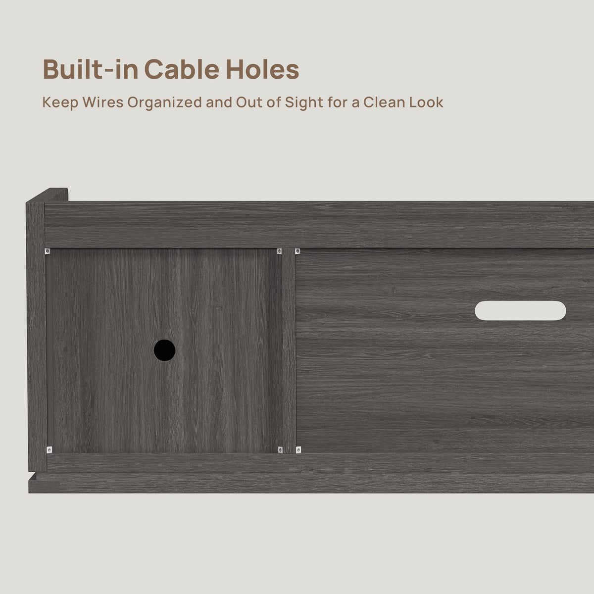 Helio Modern TV Stand with Doors