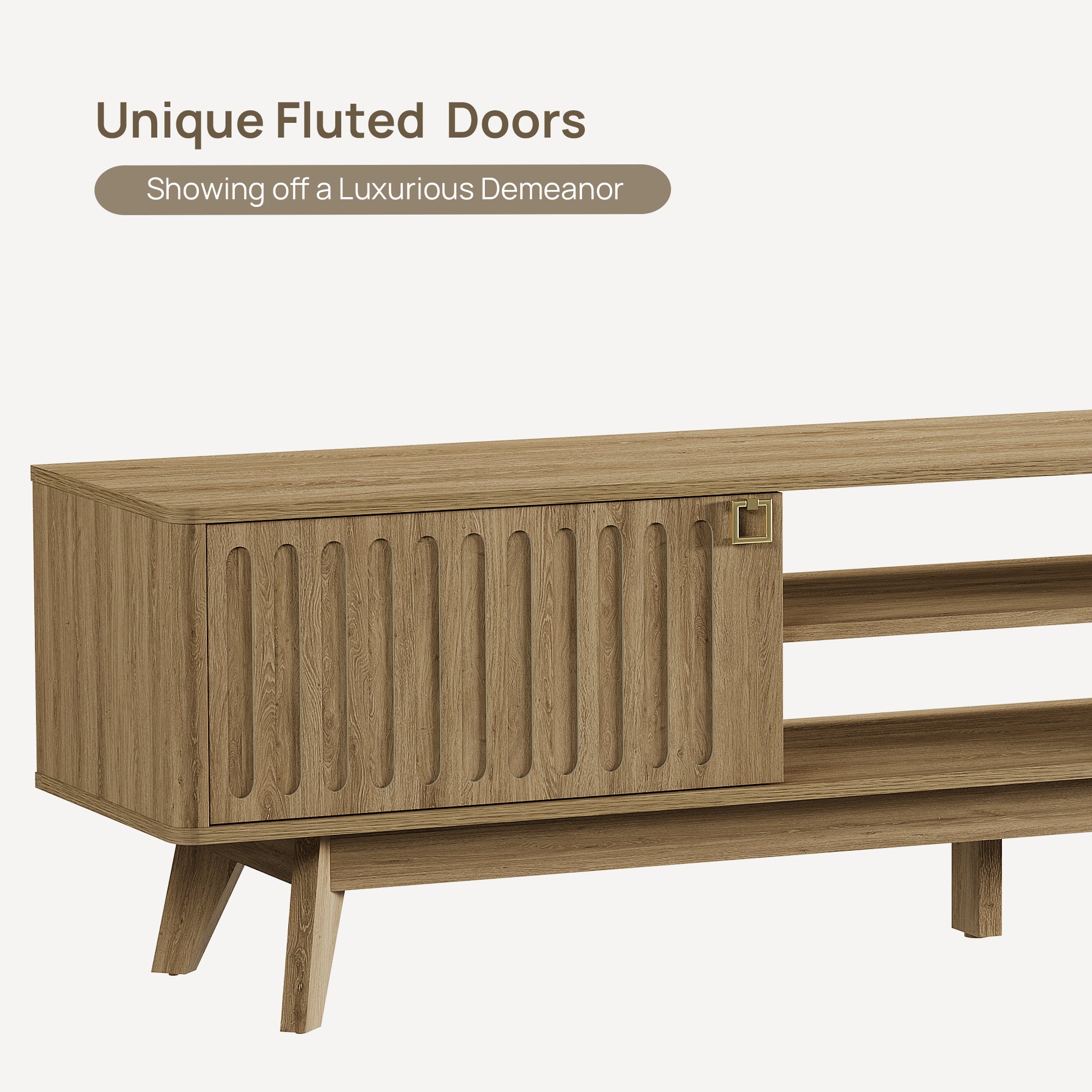 Domus 70 Inch TV Stand with Storage