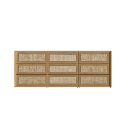 Zura Modular 9 Drawers Dresser