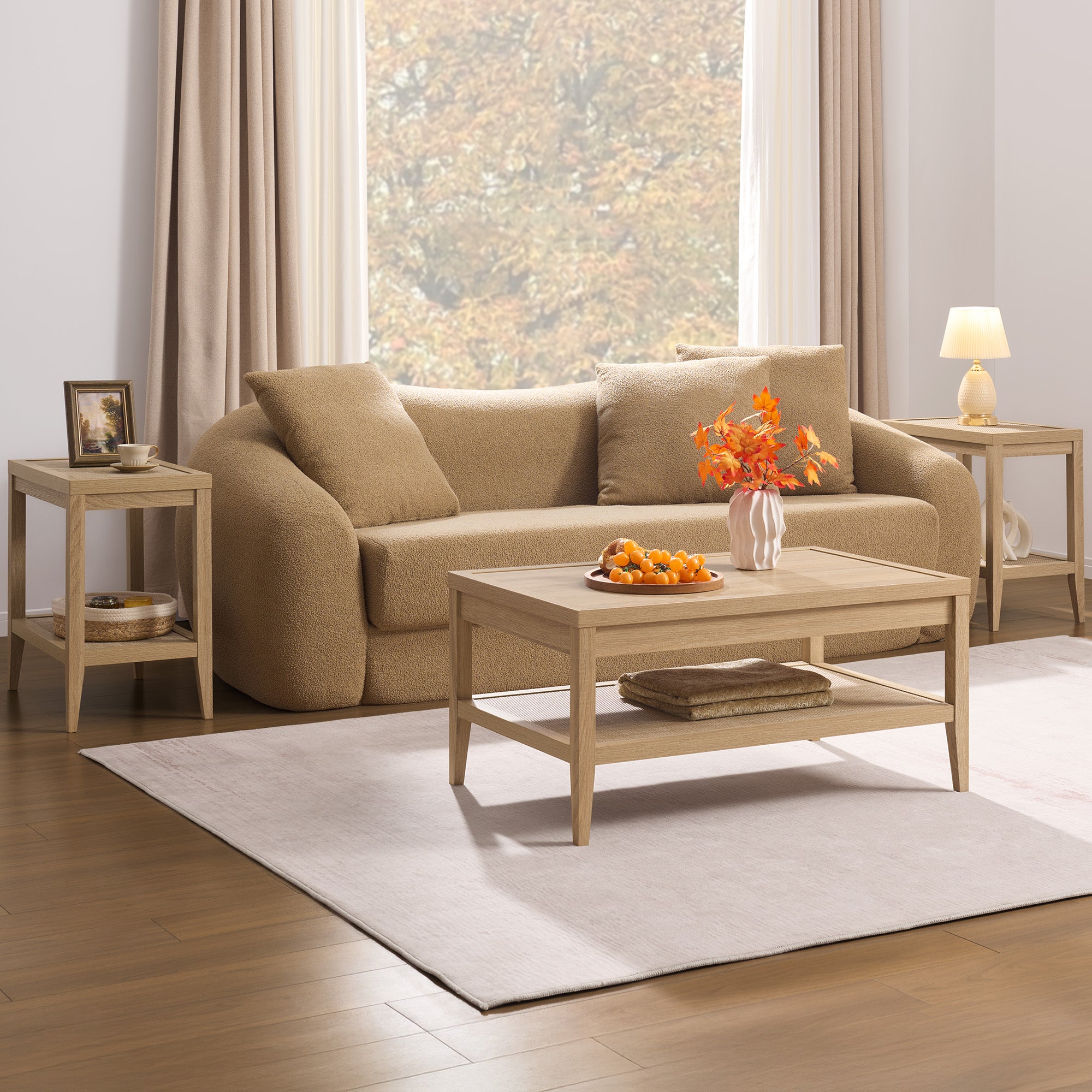 Savanna Rectangular Coffee Table, Space-Saving