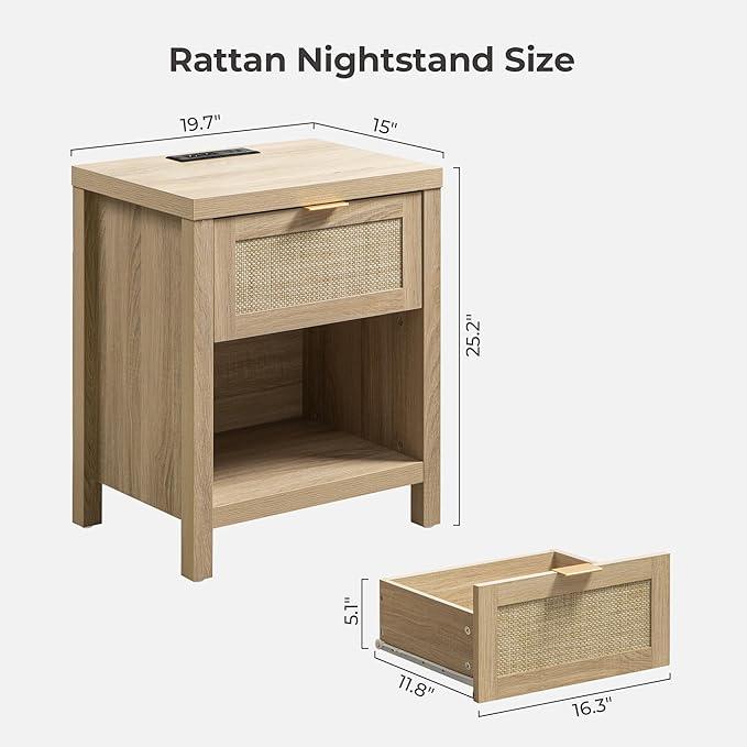Savanna Cabinet Bedroom Set with Charging Station