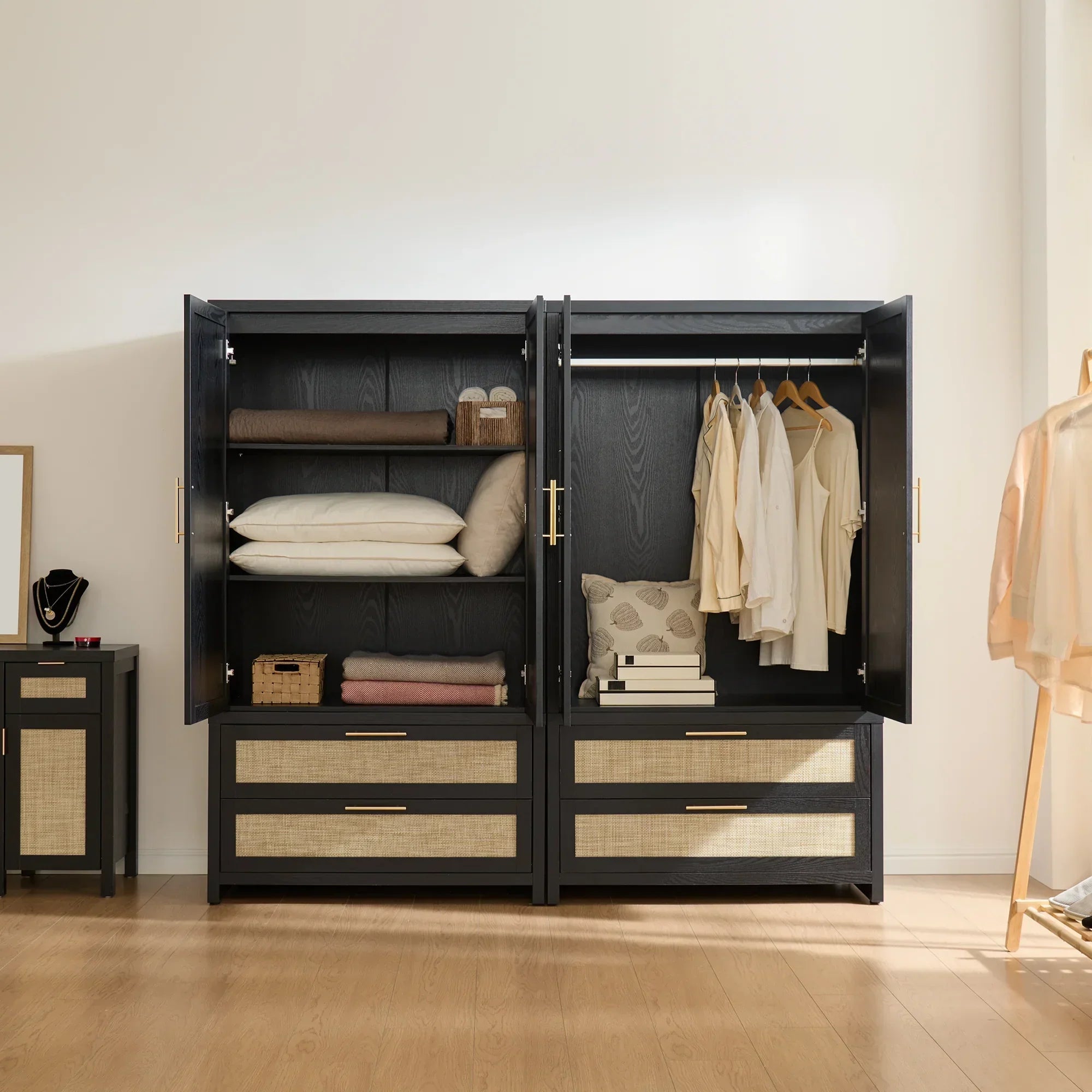 Savanna Wardrobe Closet, 71Inch Height