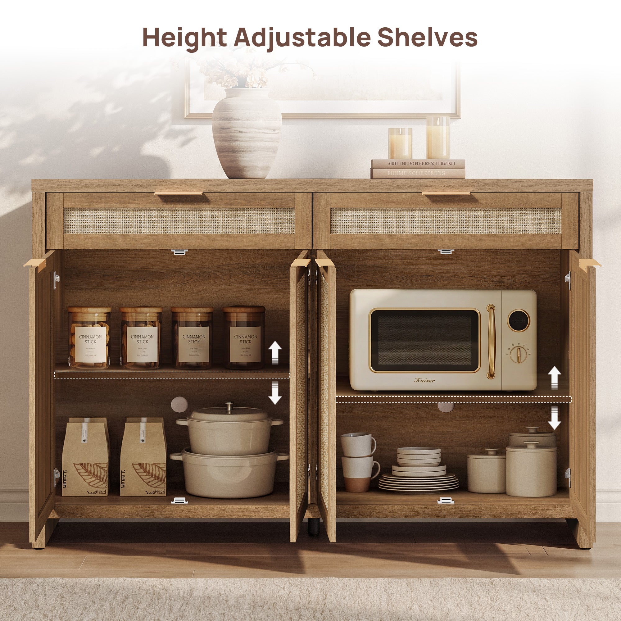 Savanna Sideaboard with 4 Doors and 2 Drawers
