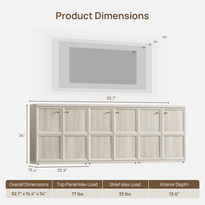 Helio Modular TV Stand Up to 100Inch TV