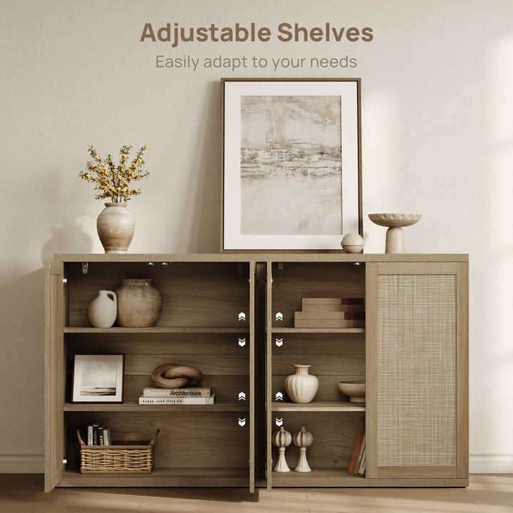 Zura Rattan Sideboard, 2 Doors