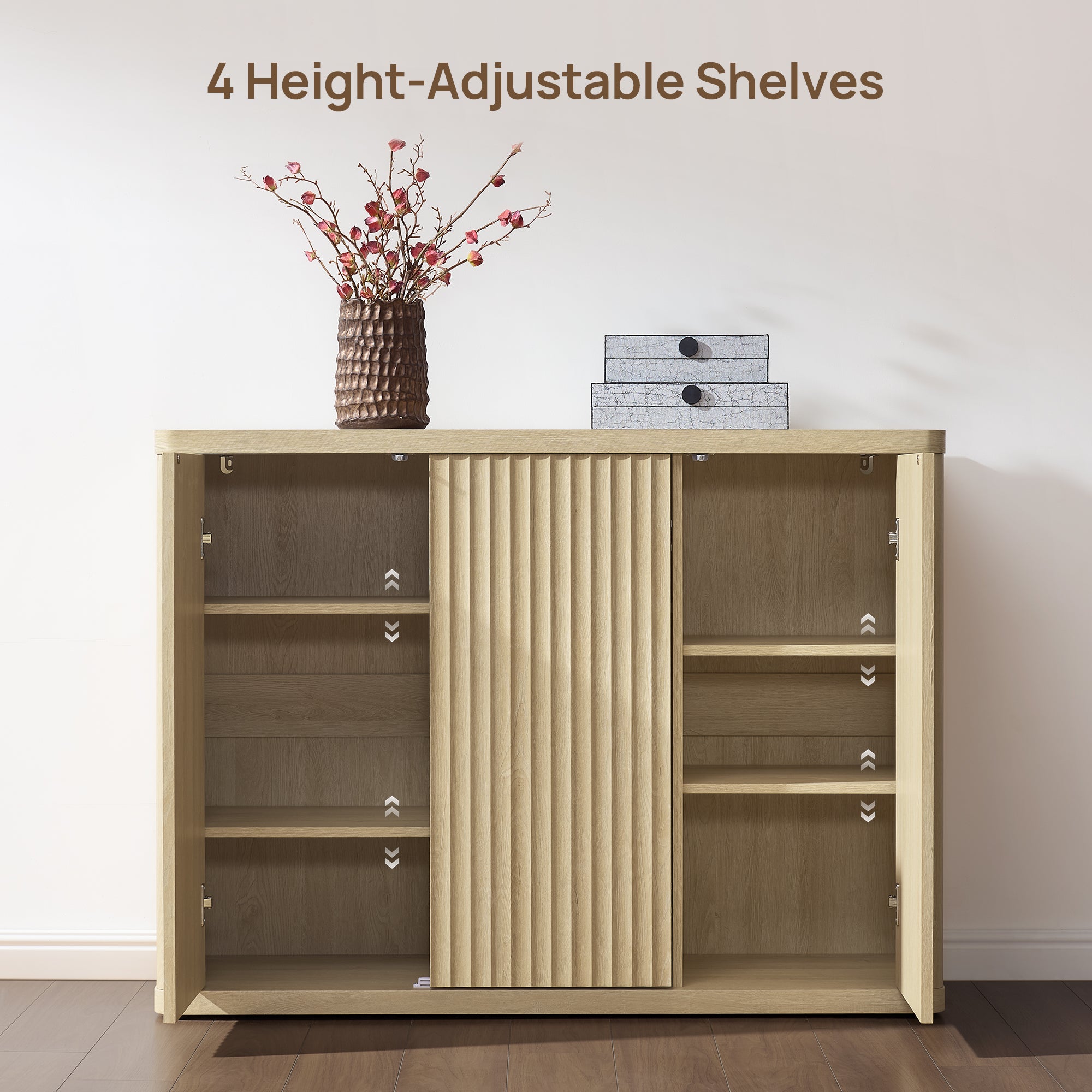 Cas Sideboard Cabinet, 3 Doors Storage