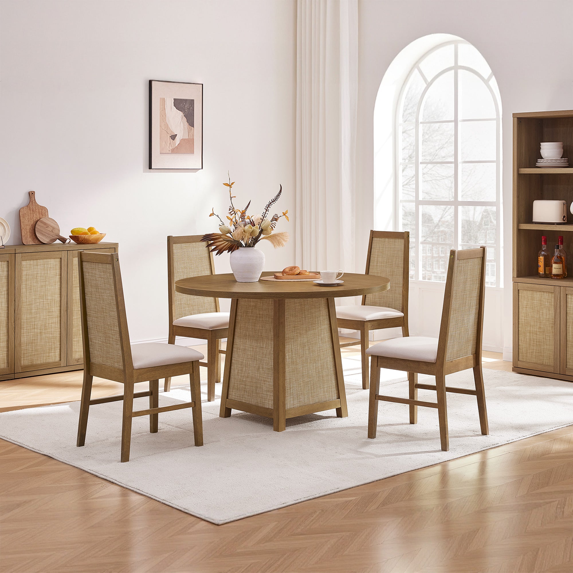 Savanna Round Dining Table for 6