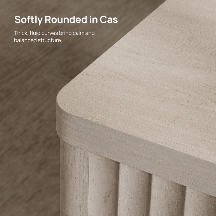 Cas Modern 2-Tier Console Table, Open Storage