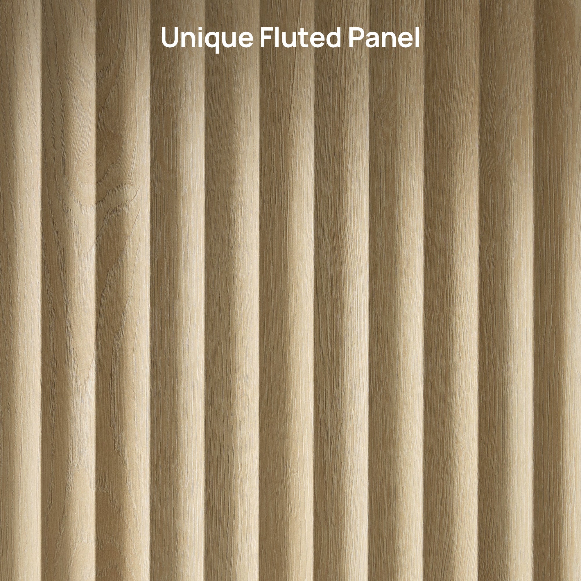 Stria Sideboard with 2 Doors, Fluted Style