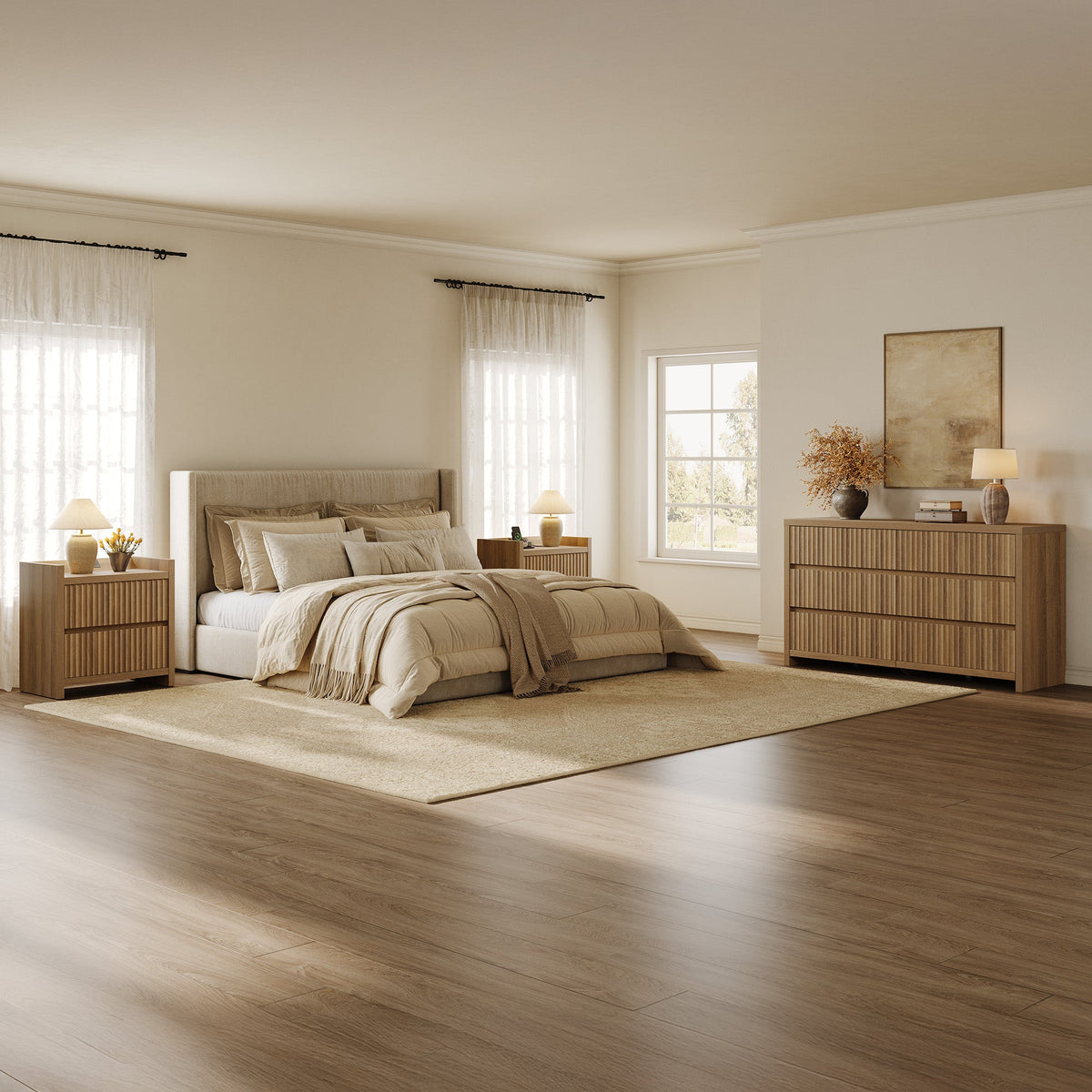 Prelude 6 Drawers Dresser, Large Capacity