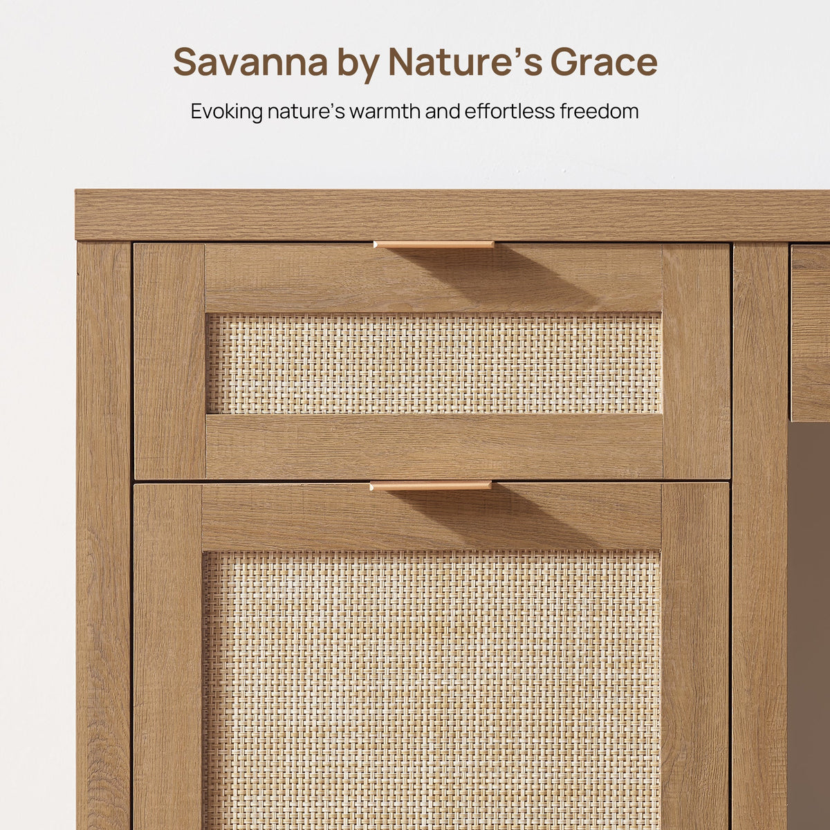 Savanna Home Office Desk with 3 Drawers, Set of 2