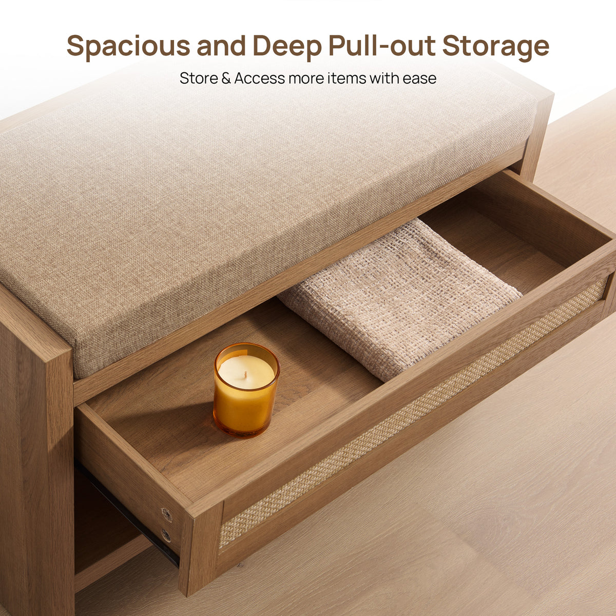 Savanna Shoe Bench with Storage