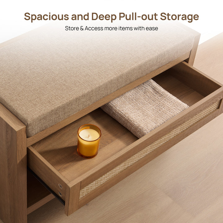 Savanna Shoe Bench with Storage