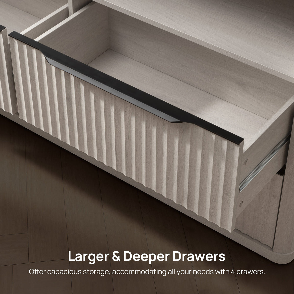 Cas Horizontal Chest, Open Drawers, Set of 2