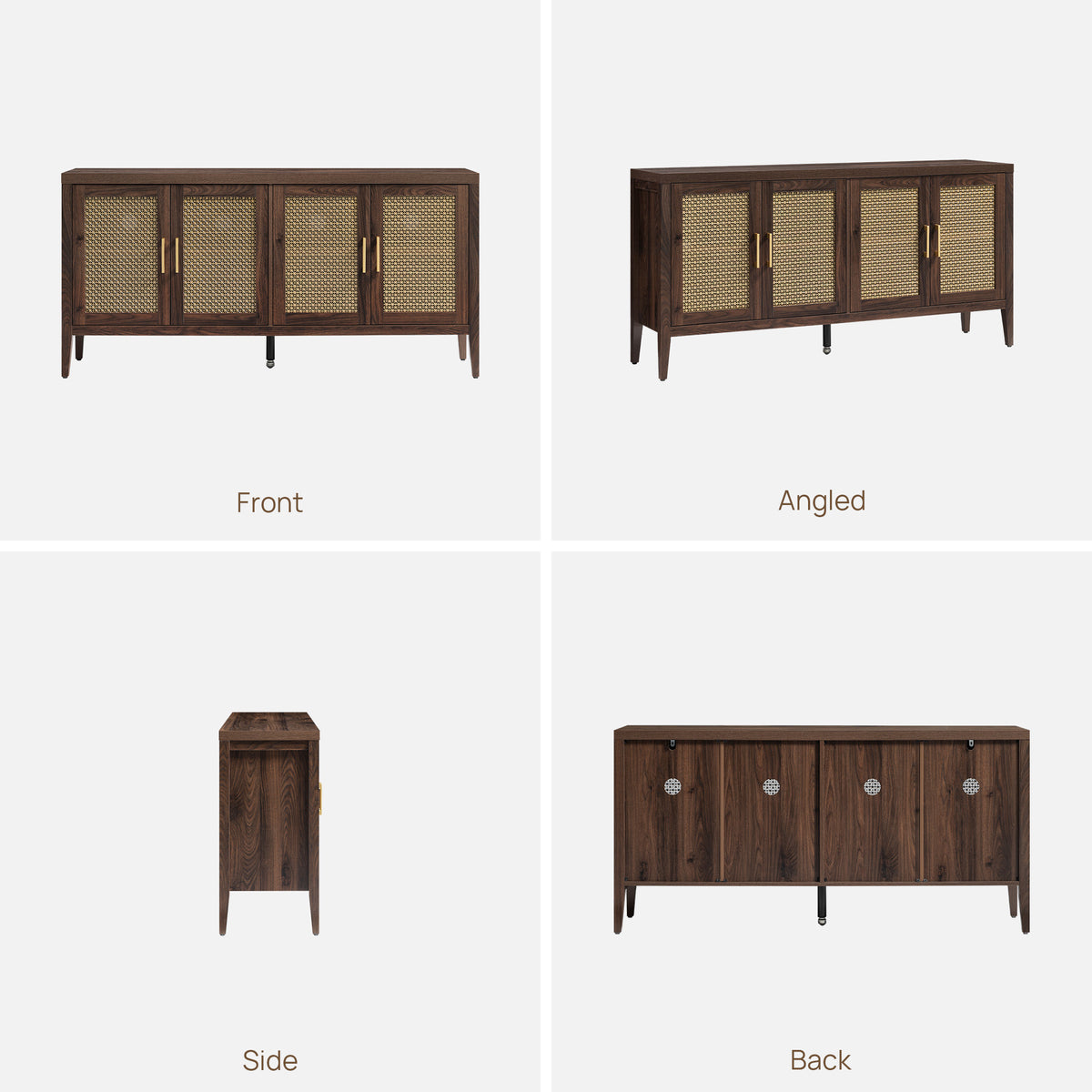 Andy TV Stand with 4 Doors