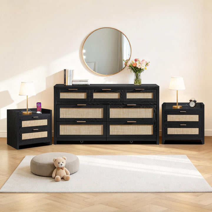 Savanna Bedroom Sets with Dresser and Nightstands