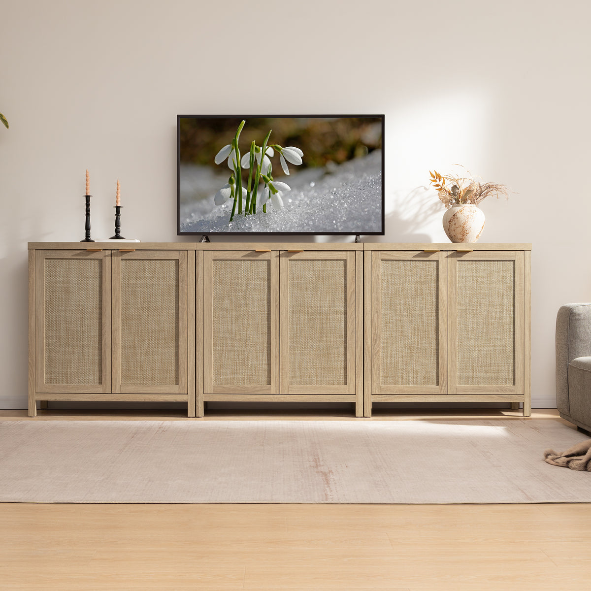 Savanna Buffet Cabinet, Boho Style