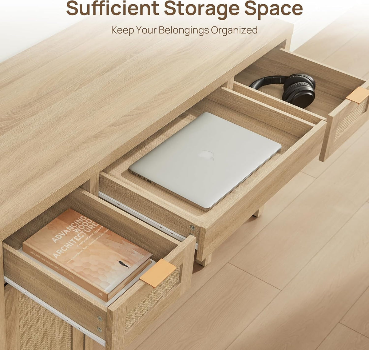 Savanna Makeup Desk with Drawers