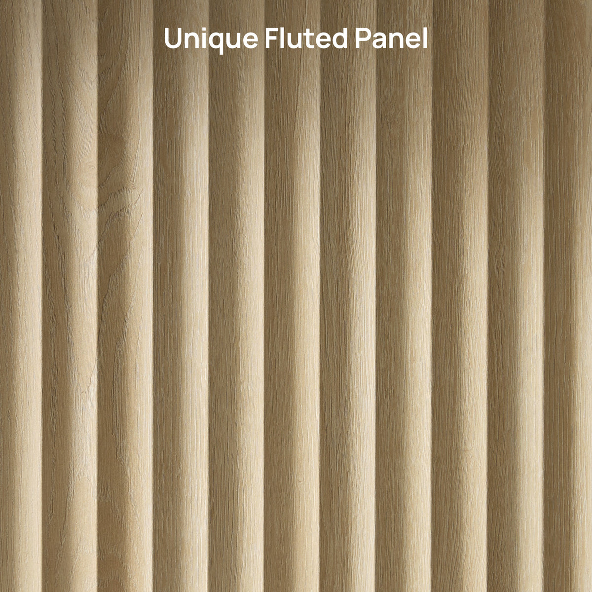 Stria Sideboard with 2 Doors, Fluted Style