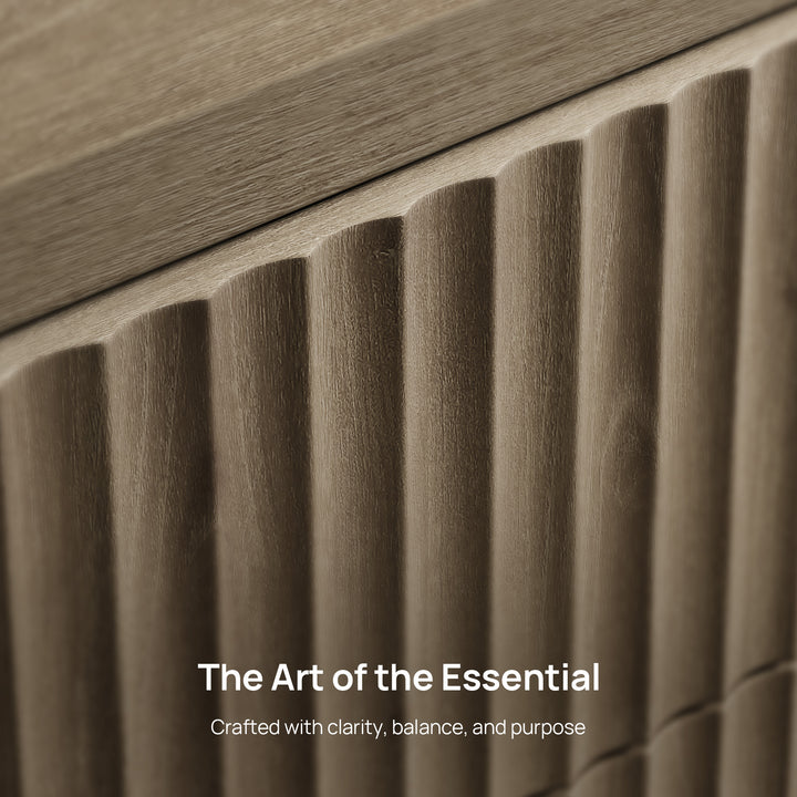 Cas Nightstand with 3 Drawers, Large Storage