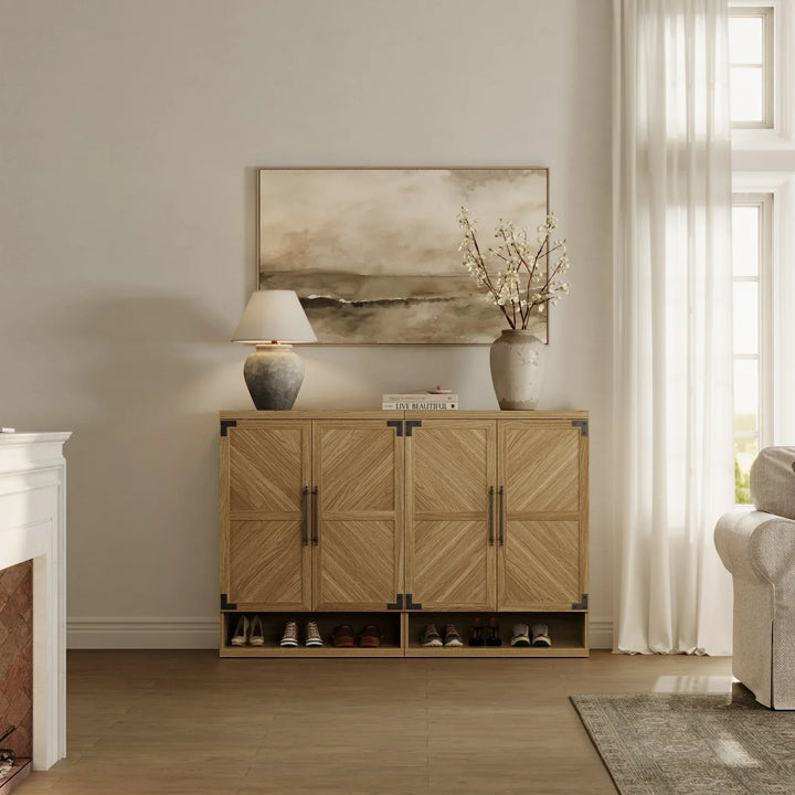 Willow Shoe Cabinet with 2 Doors for Entryway