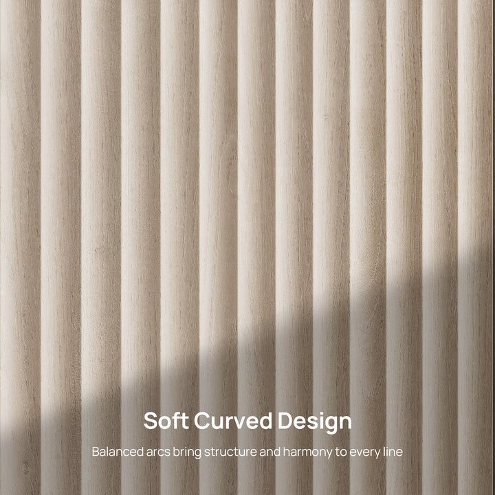 Stria 3-Drawer Sideboard, Fluted Style