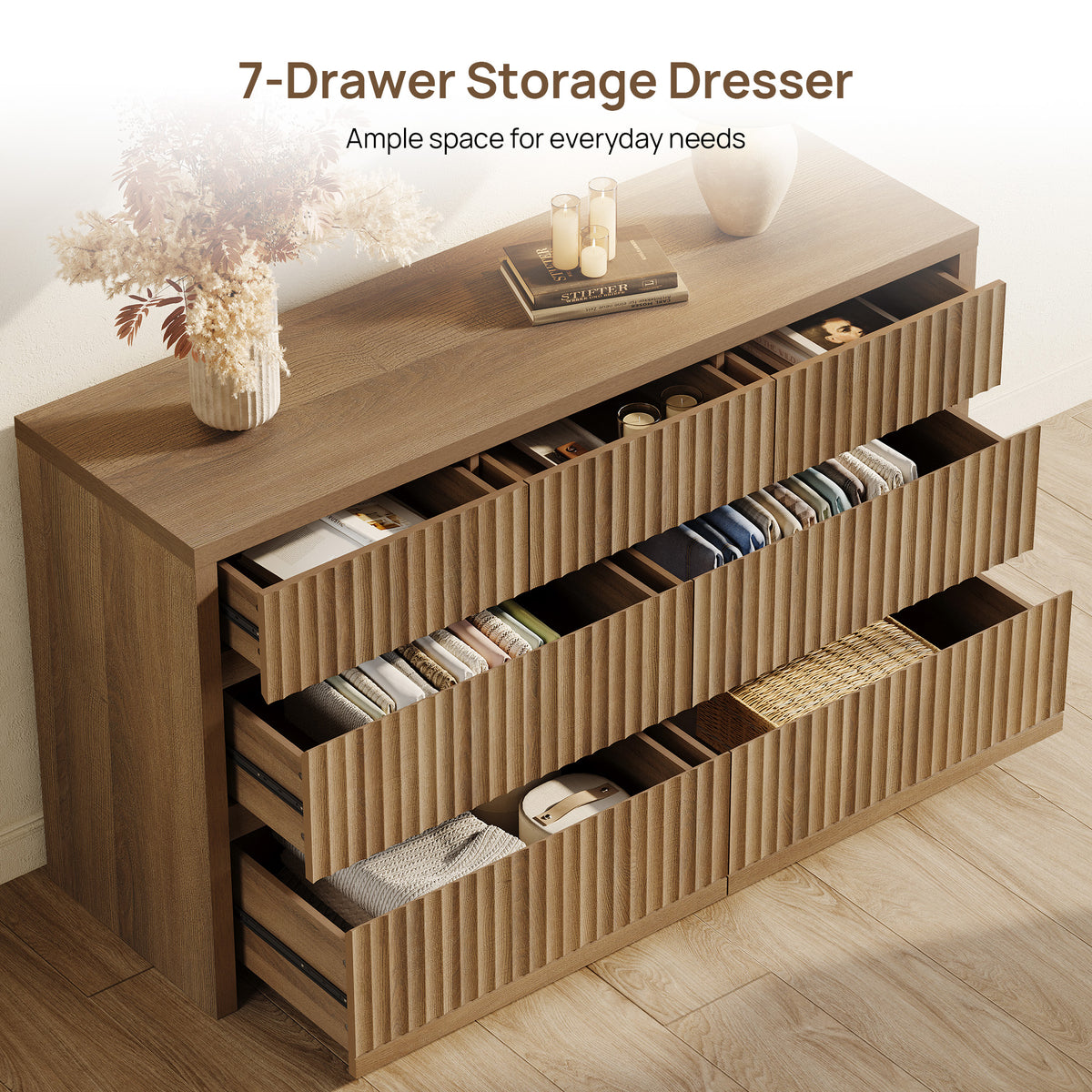 Prelude 7 Drawers Dresser Bedroom Sets