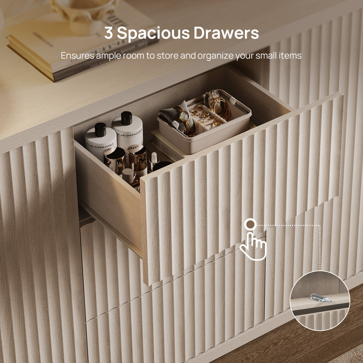 Cas Contemporary Sideboard Cabinet with Storage