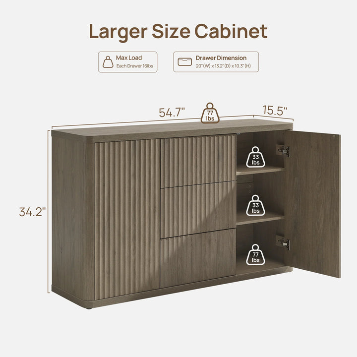 Cas Sideboards with 3 Drawer and 2 Doors