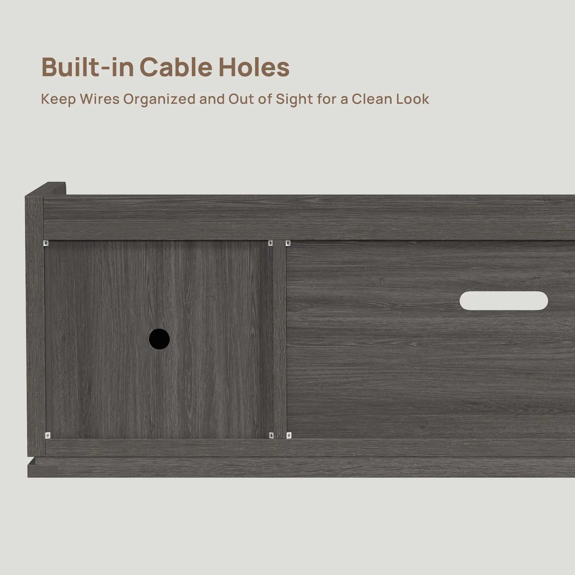 Helio Modern TV Stand with Doors