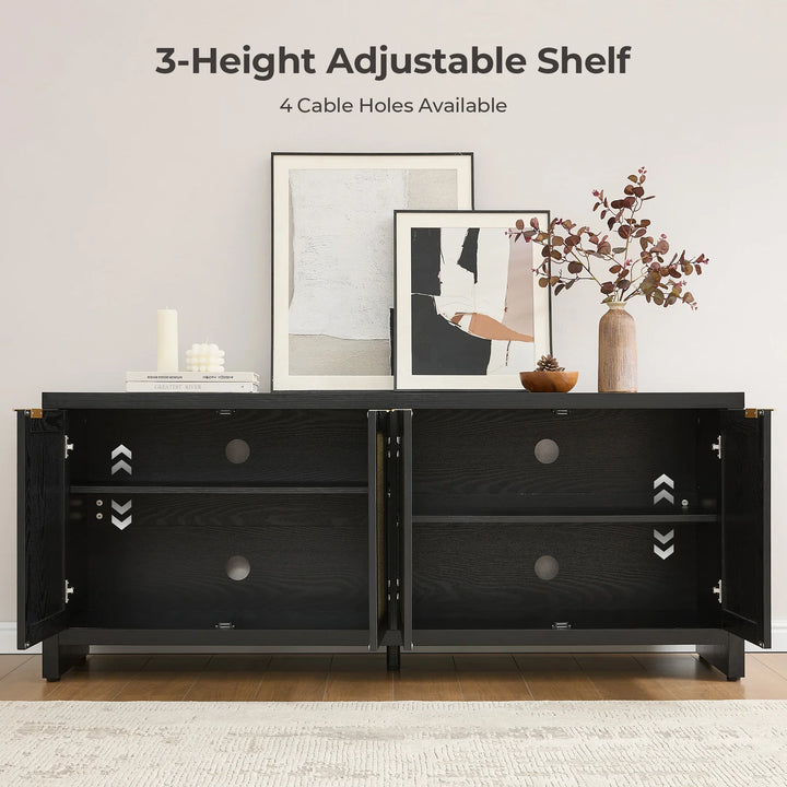 Savanna Sideboard Cabinet, 4 Doors