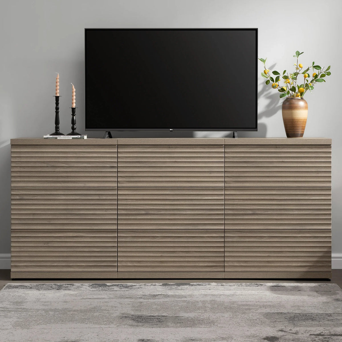 Stria Sideboard with 3 Drawers