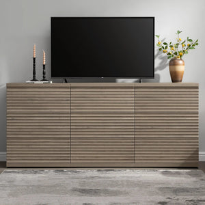 Stria Sideboard with 3 Drawers, Set of 3