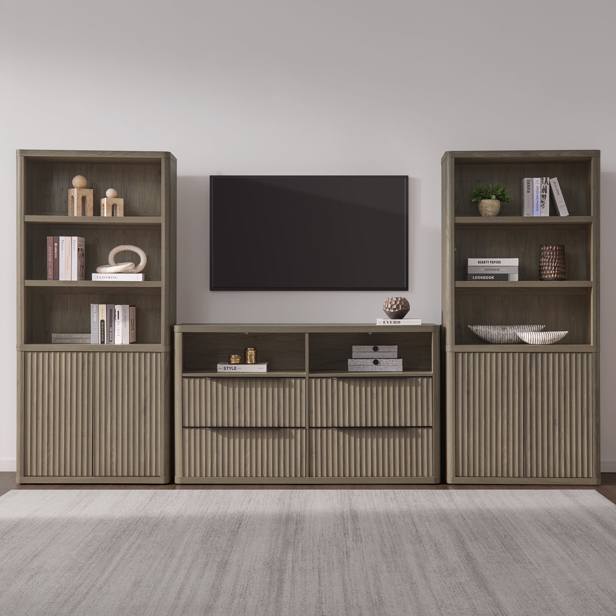 Cas Bookcase with 2 Doors