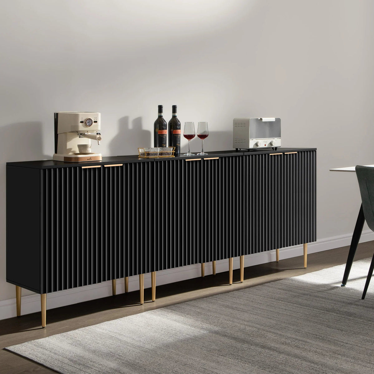 Opus Sideboard With Doors - 3 Pieces - White