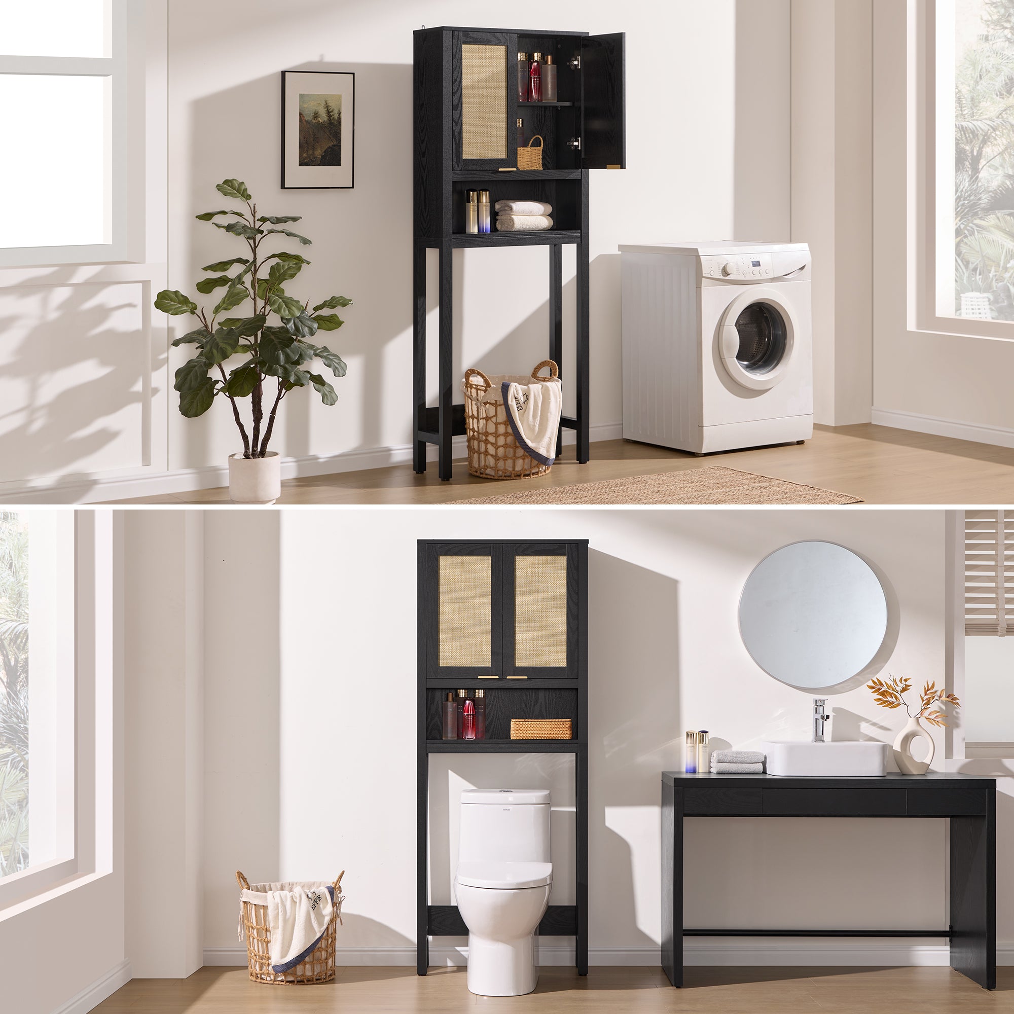 Savanna 2-Door Over-the-Toilet Organizer