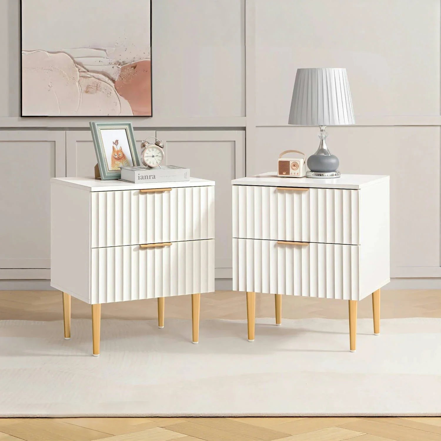 Opus Nightstand with Drawers