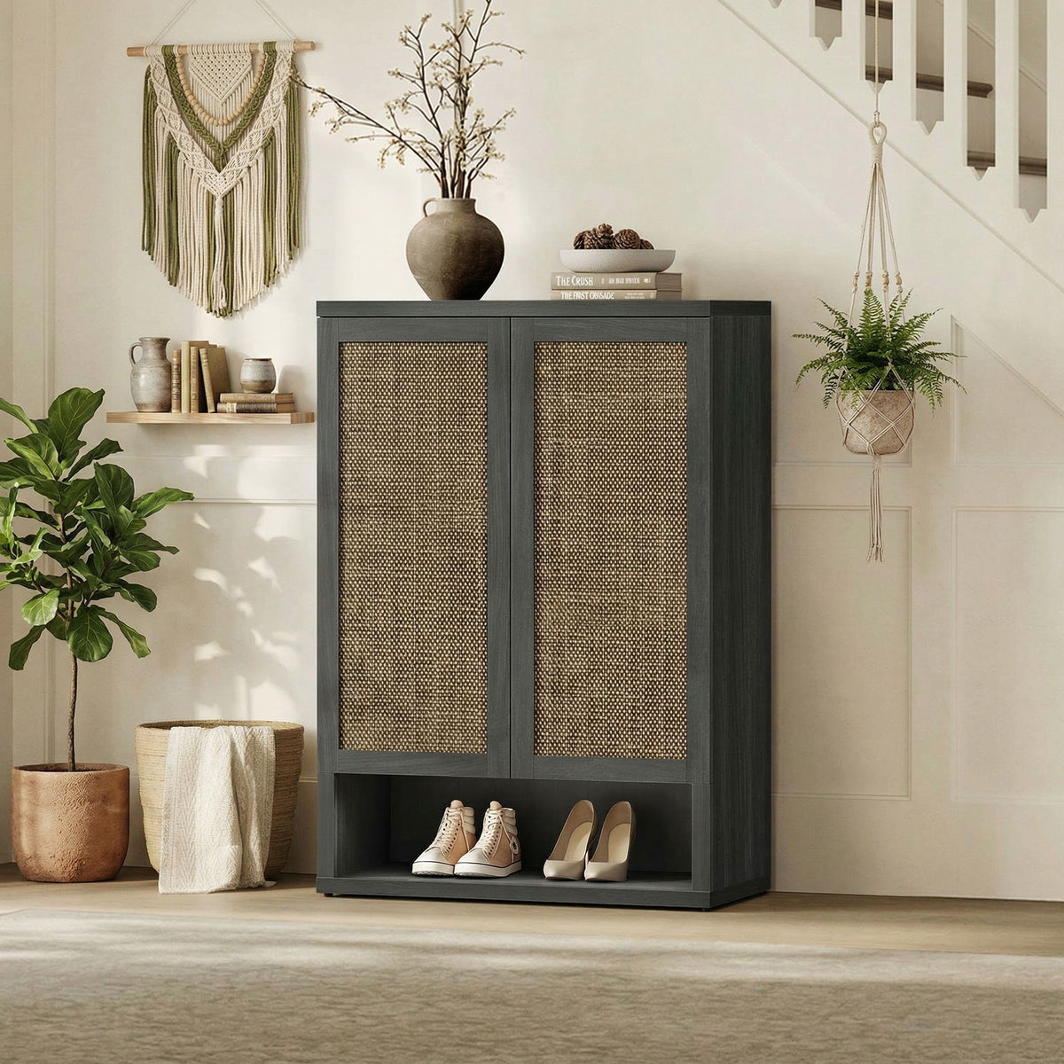 Zura 5-Tier Shoe Storage Cabinet, 44.5-Inch Tall