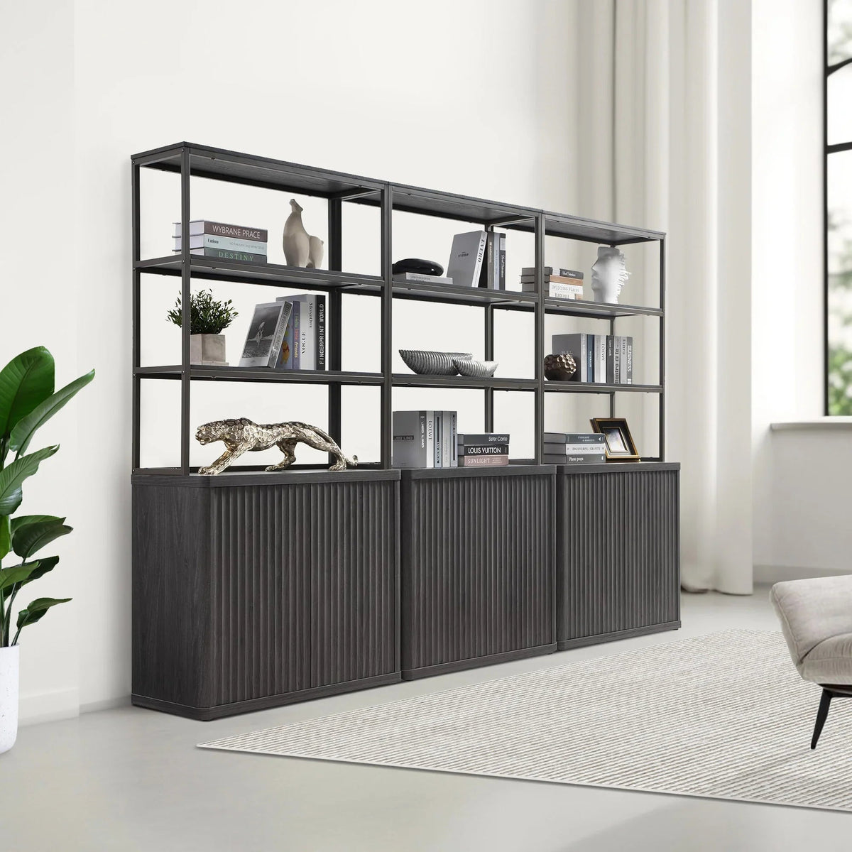 Cas Black Bookshelf