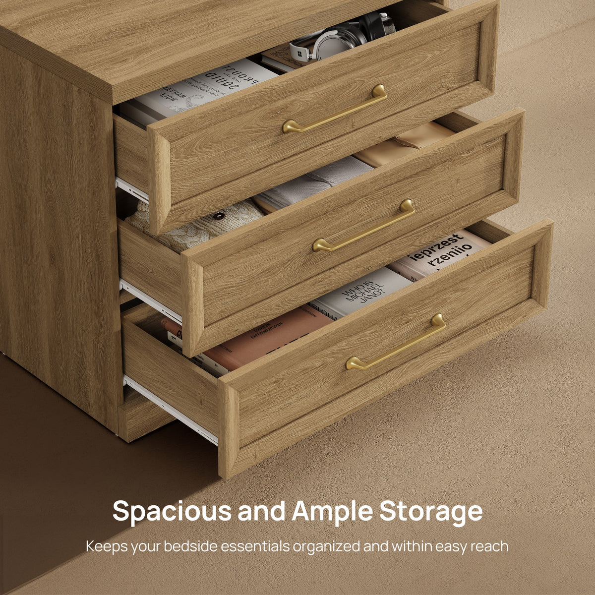Helio 7-Drawer Dresser and 3-Drawer Nightstands Set