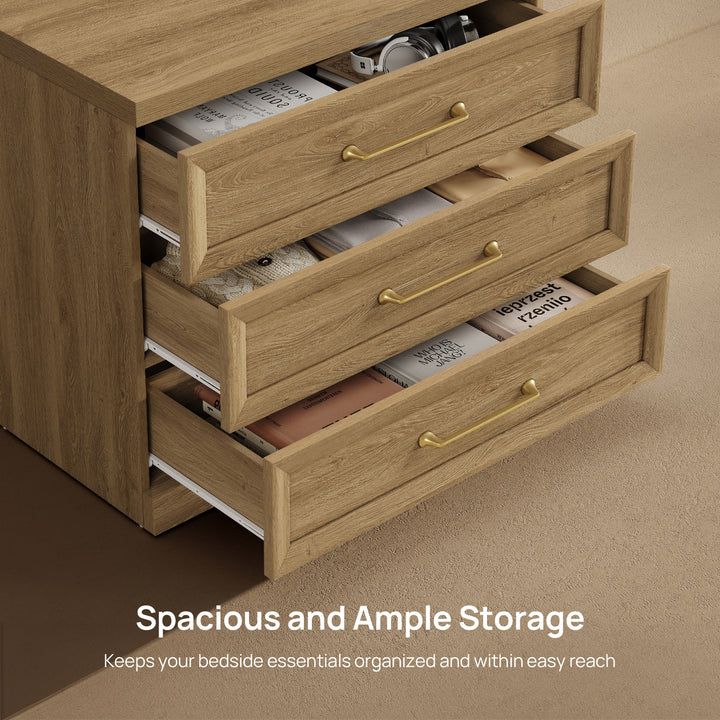 Helio 7-Drawer Dresser and 3-Drawer Nightstands Set
