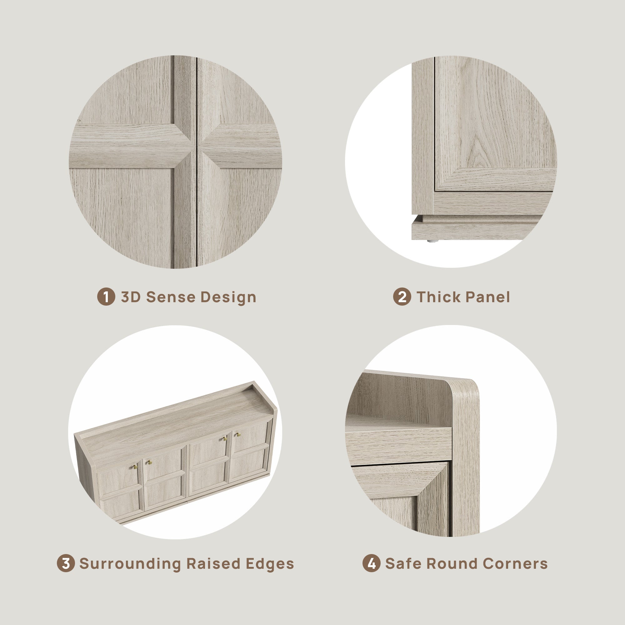 Helio Sideboard with 4 Doors