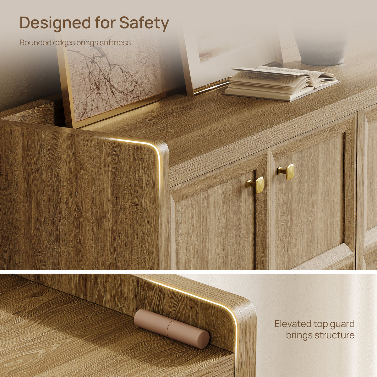 Helio Sideboard Buffet, 4 Doors