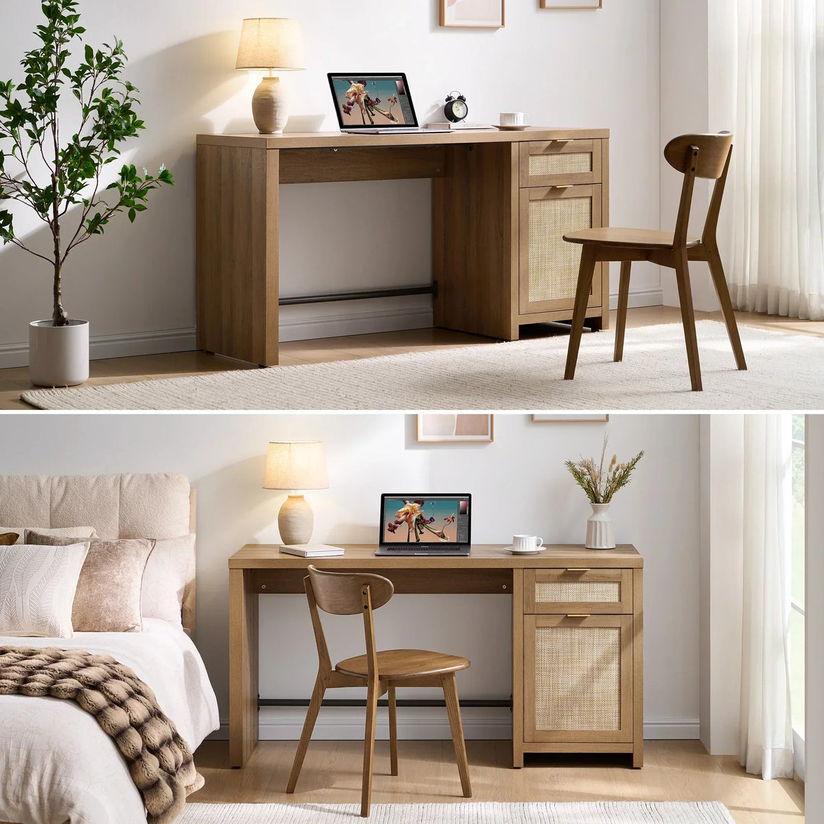 Savanna Vanity Desk with Door