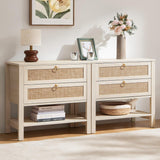 Terra Nightstand with 2 Drawers, Set of 2