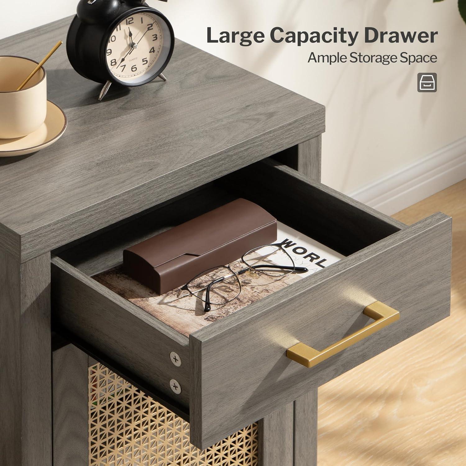 Andy Side Table with Door