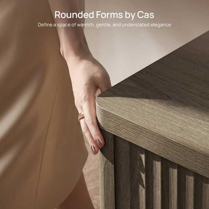 Cas Nightstand with 2 Drawers