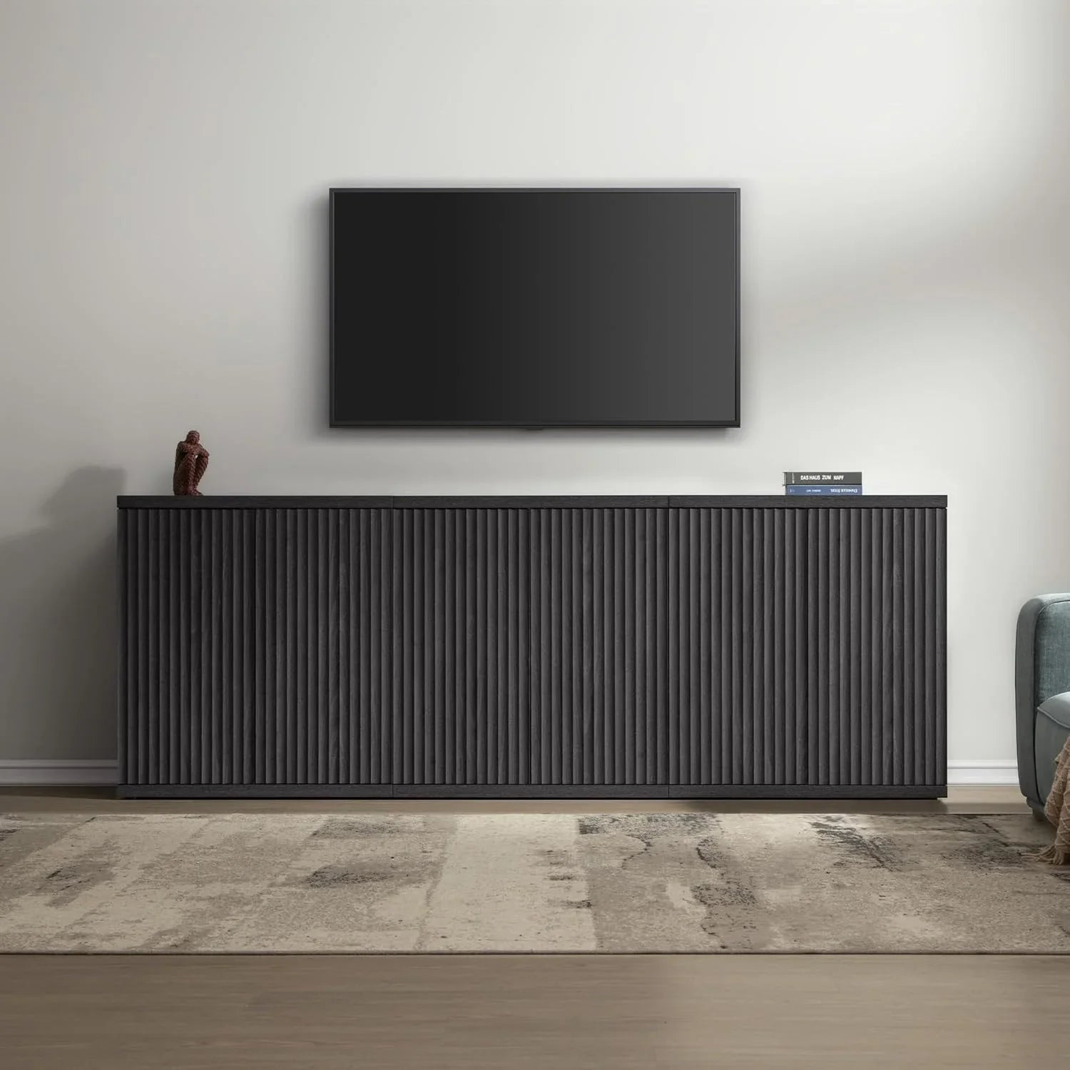 Stria Black Buffet Cabinet