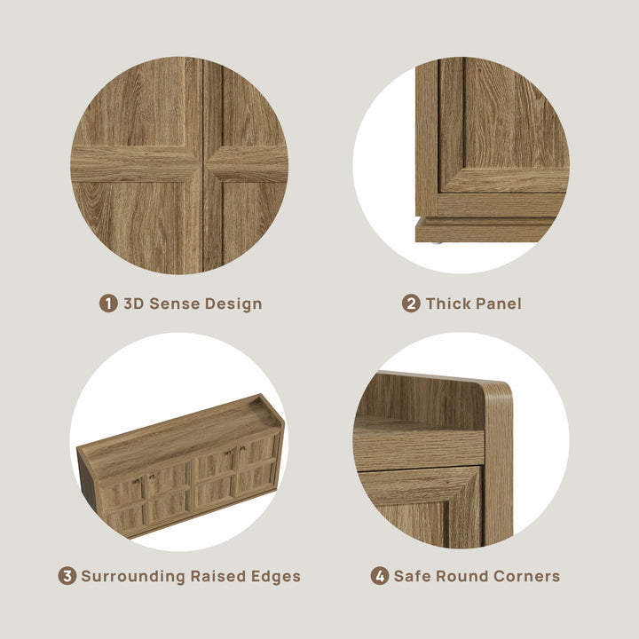 Helio Sideboard Buffet, 4 Doors