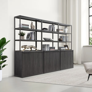 Cas Black Bookshelf, Set of 3